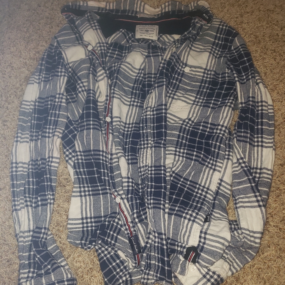 Plaid button down